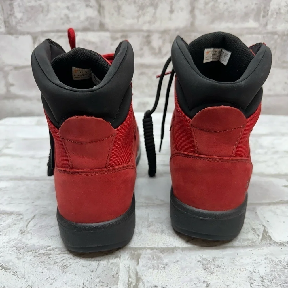 Timberland red nubuck